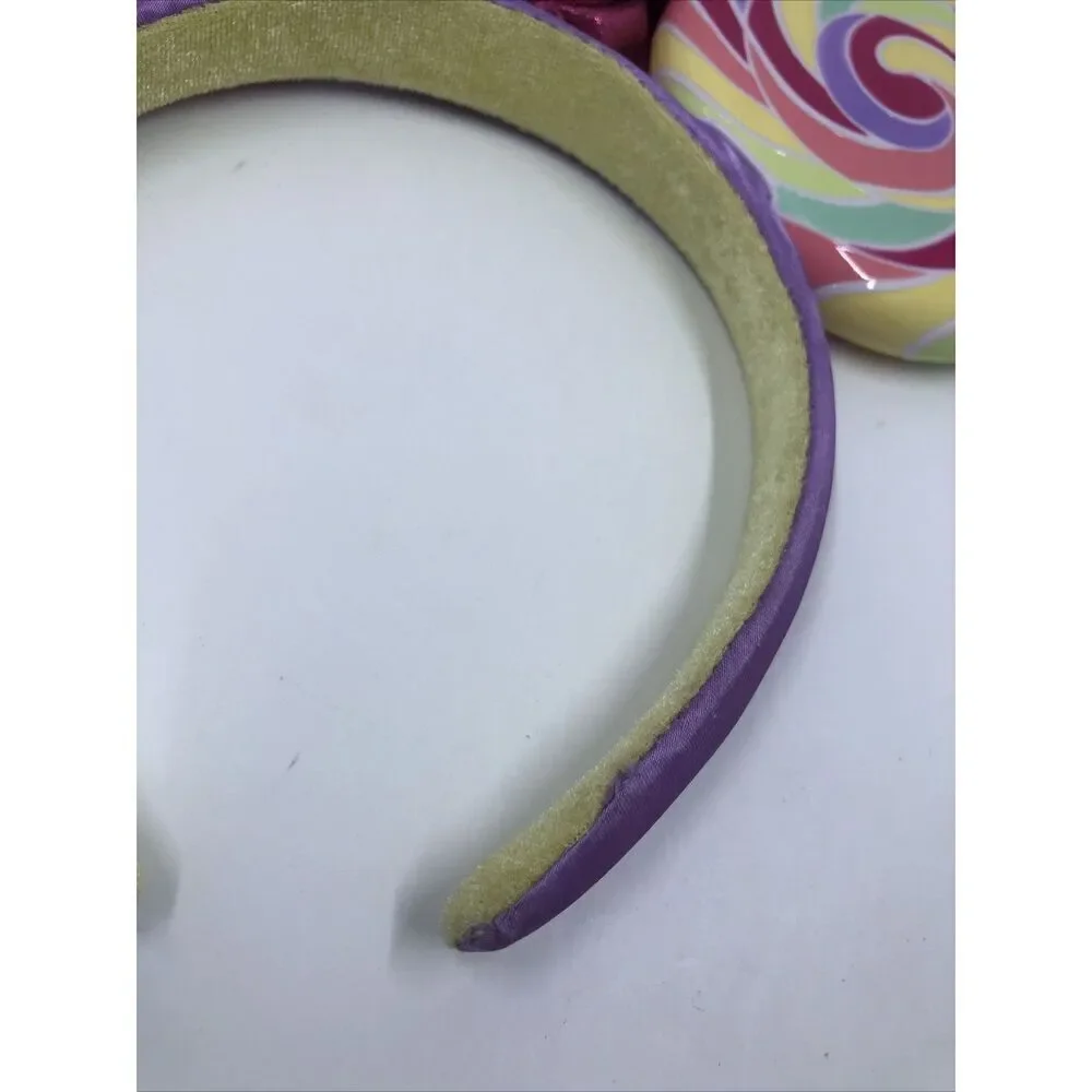 Disney Parks Candy Sweet Treat Swirl Lollipop Minnie Mouse Ears Headband Pink